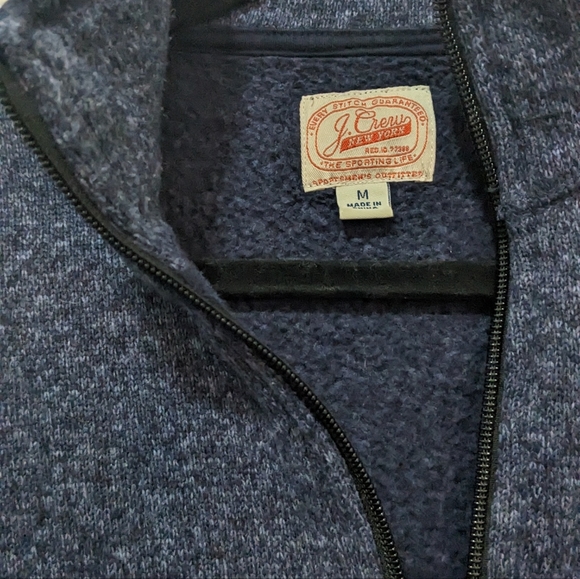 Sale‼️J Crew Size:M Color: Blue ,1/4 Zip. - Picture 3 of 8